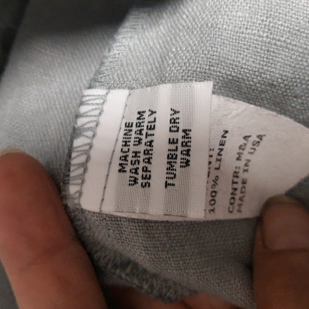 SALE!! READY TRADING California Overalls 100% Cotton Linen, Gray, Sz S/M - Picture 13 of 16